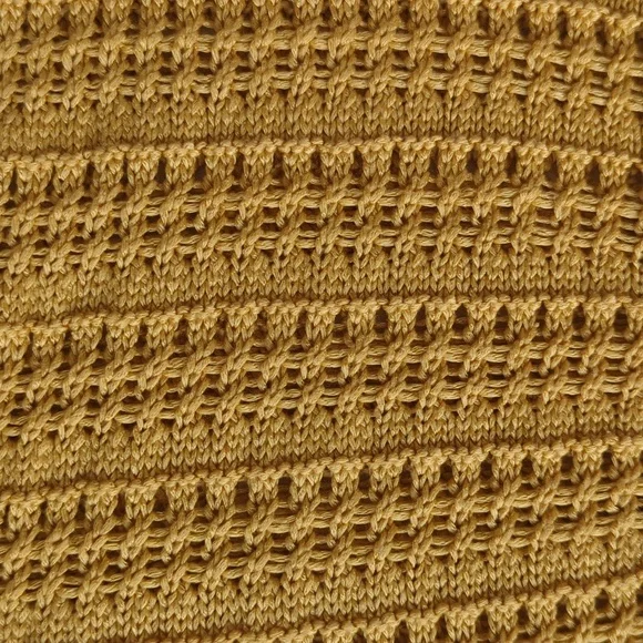 Marled Reunited Clothing Acrylic Longline Open Cardigan Sweater MEDIUM Yellow - Picture 12 of 15